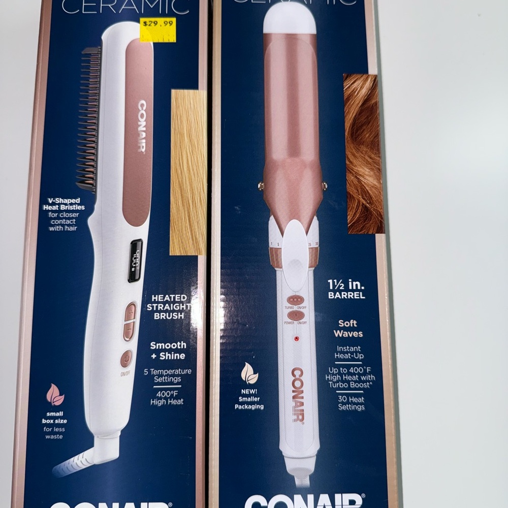 Double Ceramic Hair Styling Set
